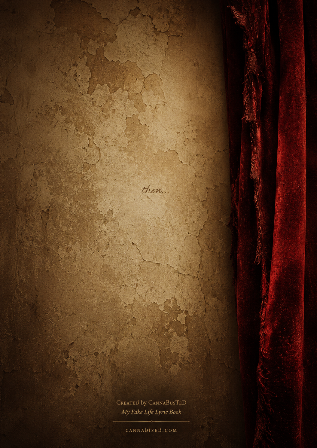The curtain, then
