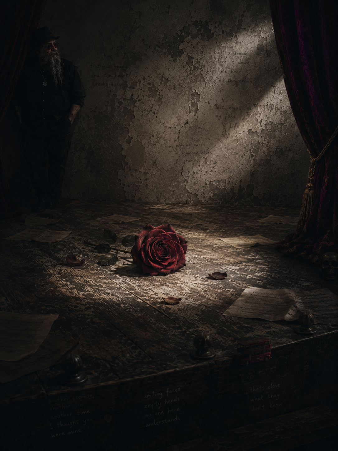 The rose, close up